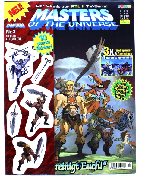 Masters of the Universe - der Comic zur RTL 2 TV-Serie Nr. 3: Masters, vereinigt euch